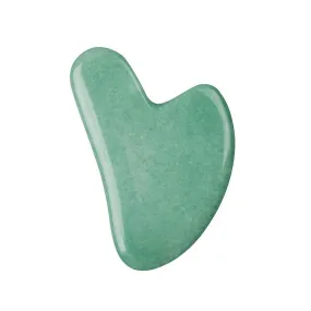 Finger Shape Gua Sha Board Green Aventurine Face Massage Tool Back Head Foot Scraper Acupuntura Therapy Crystal Stone Massager Fa1375