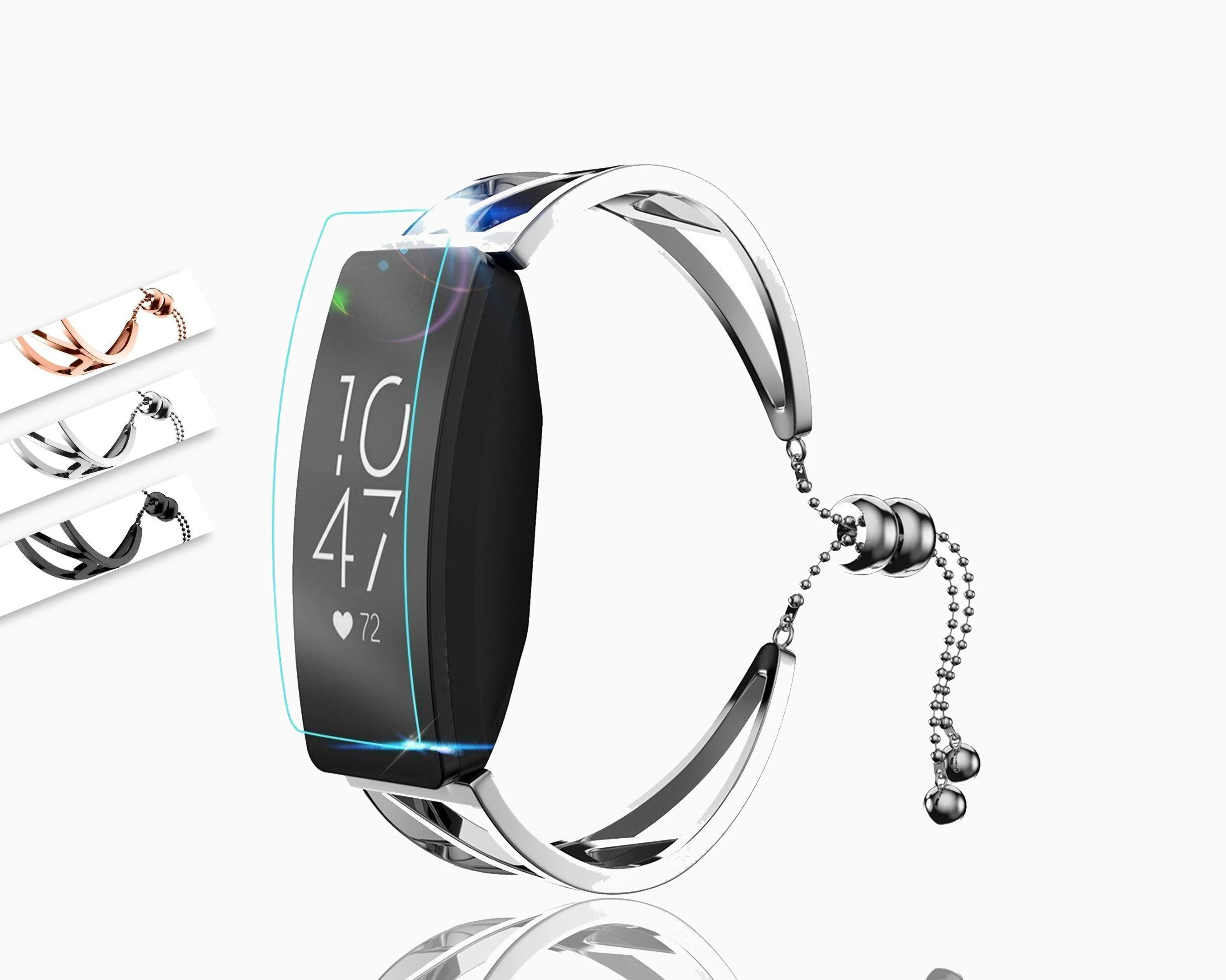 fitness bracelet For Fitbit Inspire/Inspire HR Watch Band Wirstband Strap with Screen Protector wearable devices smartwatch|Smart Accessories|