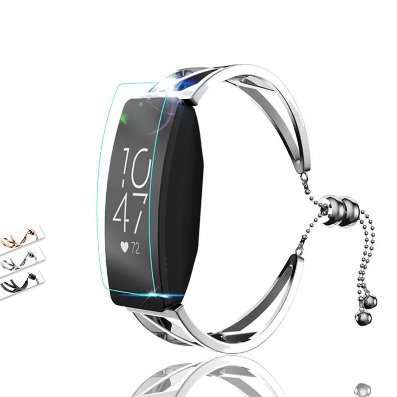 fitness bracelet For Fitbit Inspire/Inspire HR Watch Band Wirstband Strap with Screen Protector wearable devices smartwatch|Smart Accessories|