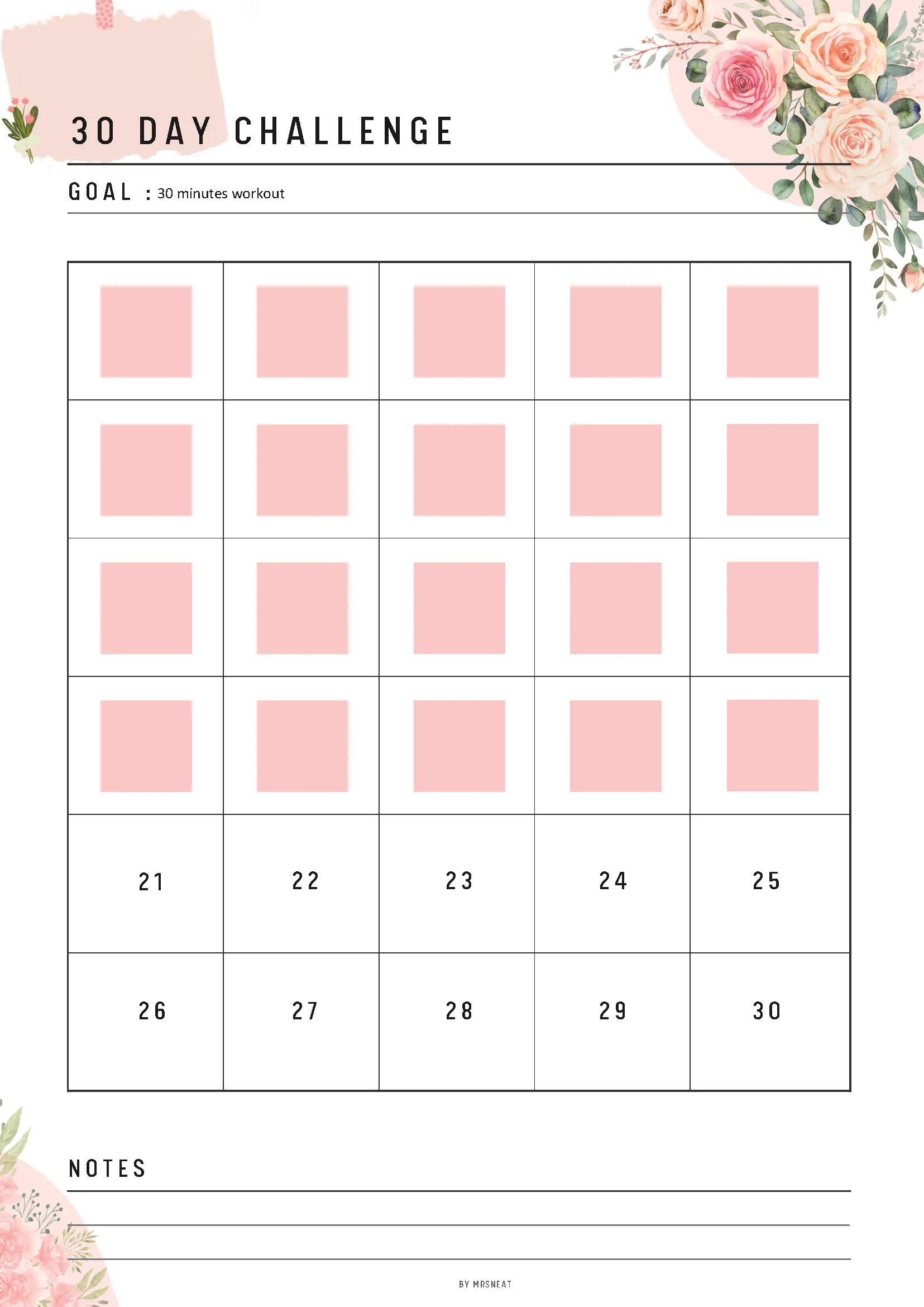 Floral 30 Day Challenge - M048