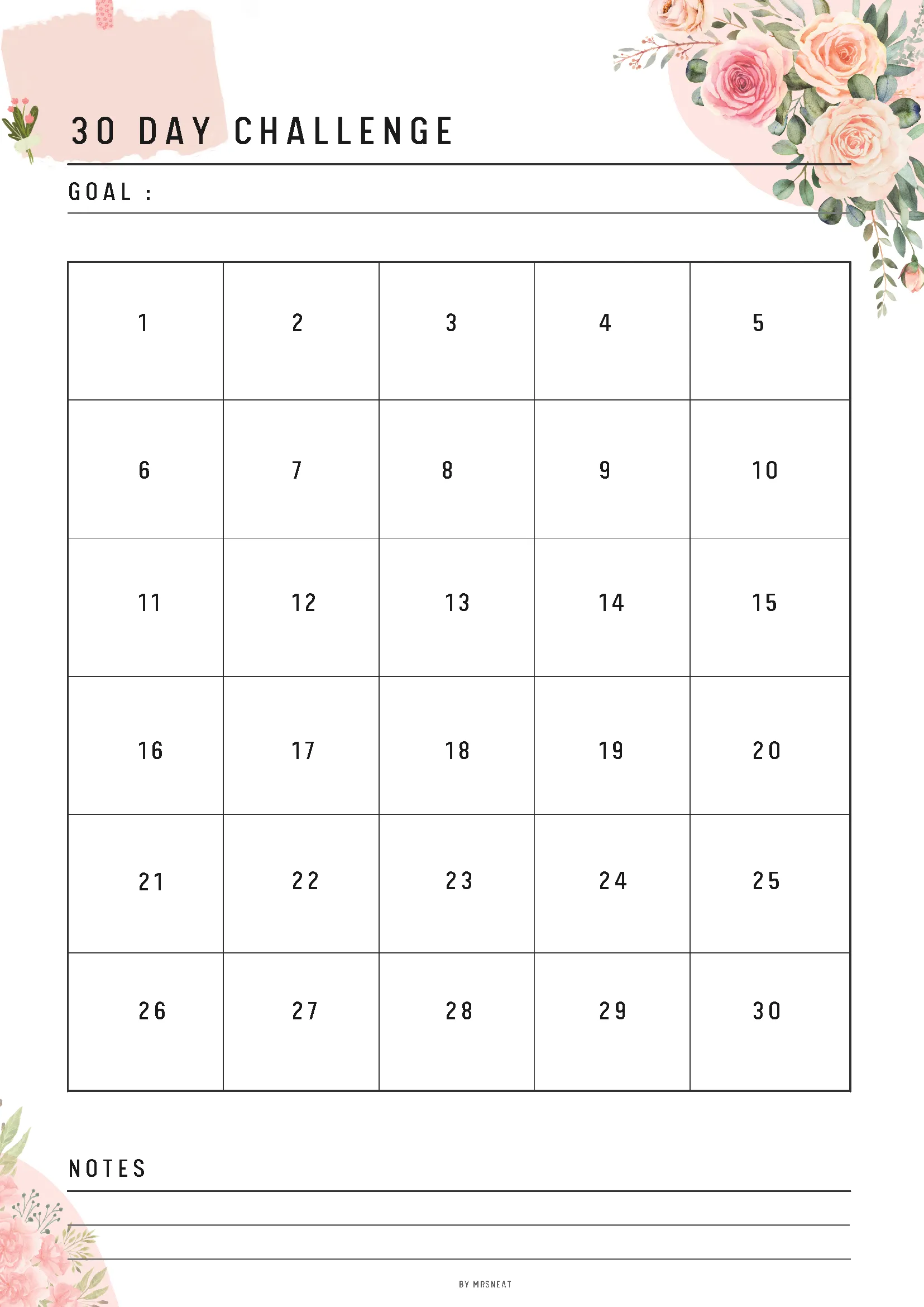 Floral 30 Day Challenge - M048