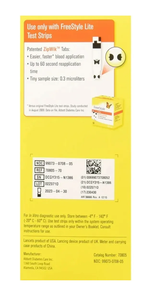 FreeStyle Lite Glucose Meter Kit