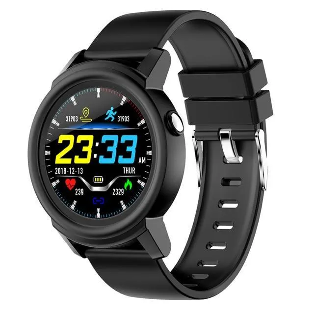 Full HD IPS Circular Screen Band Heart Rate Monitor Sport Mode Fitness Tracker Smart Watch