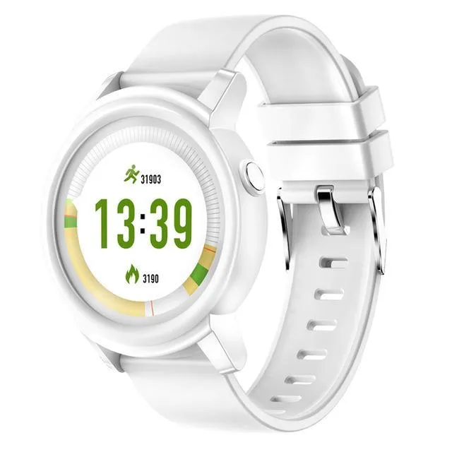 Full HD IPS Circular Screen Band Heart Rate Monitor Sport Mode Fitness Tracker Smart Watch
