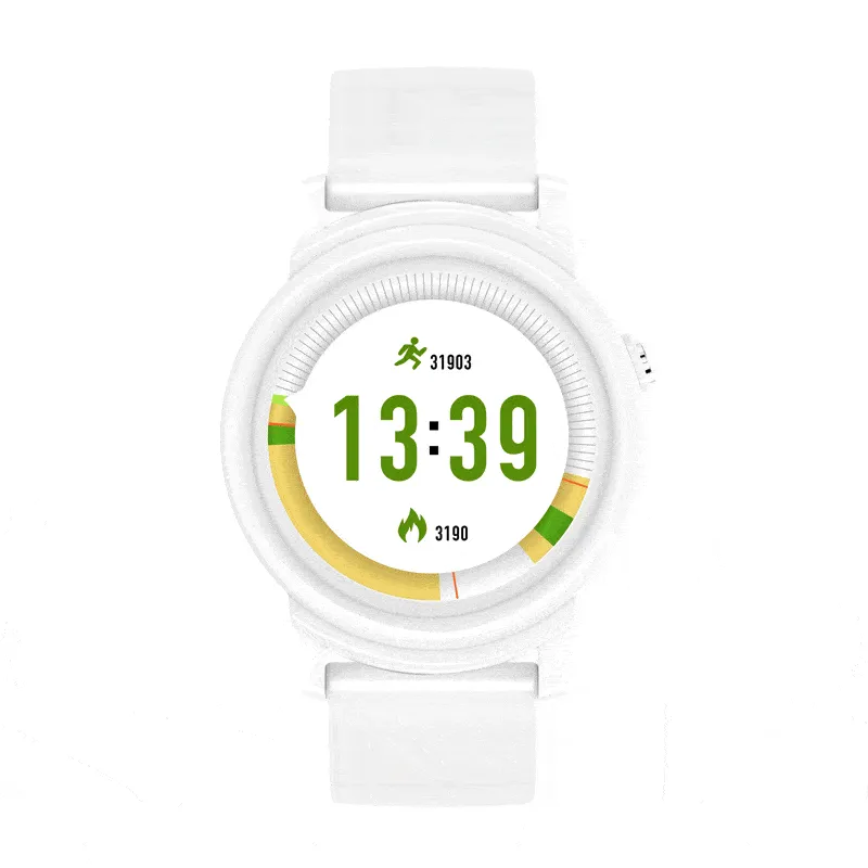 Full HD IPS Circular Screen Band Heart Rate Monitor Sport Mode Fitness Tracker Smart Watch
