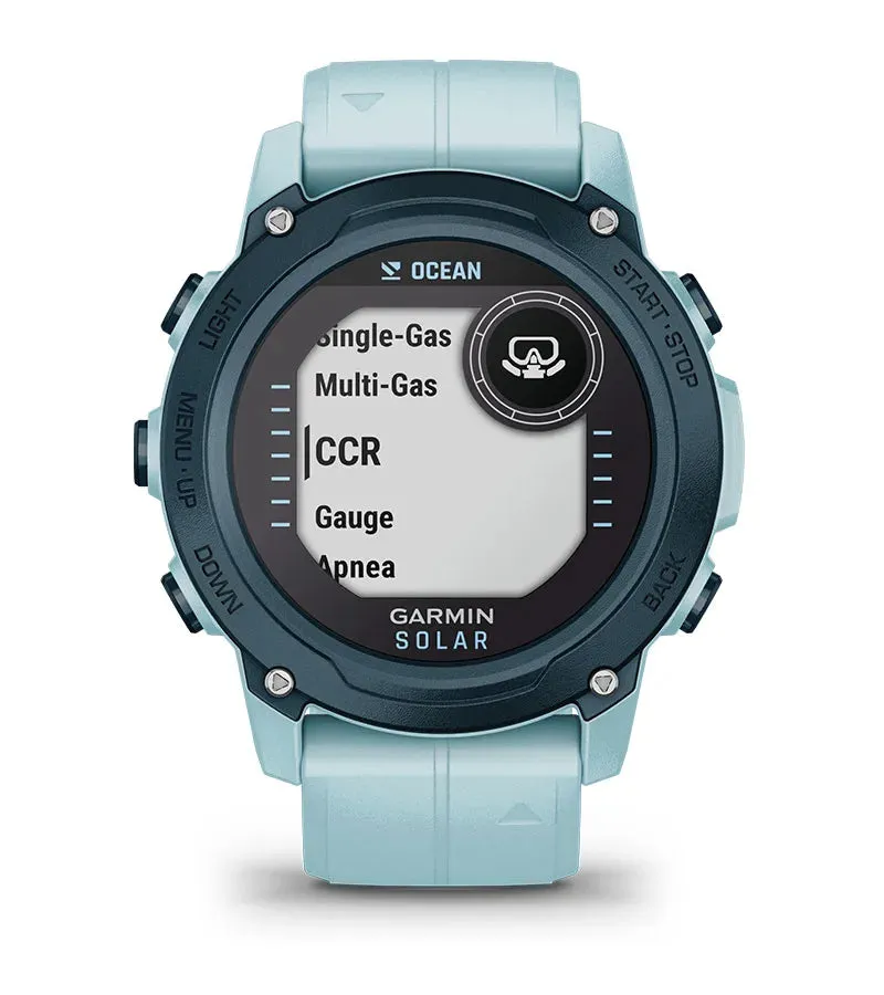 Garmin Descent™ G1 Solar - Ocean Edition Dive Computer - Azure