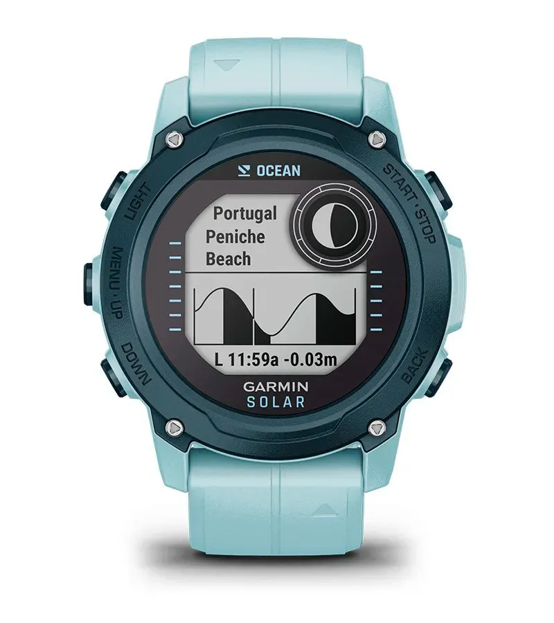 Garmin Descent™ G1 Solar - Ocean Edition Dive Computer - Azure