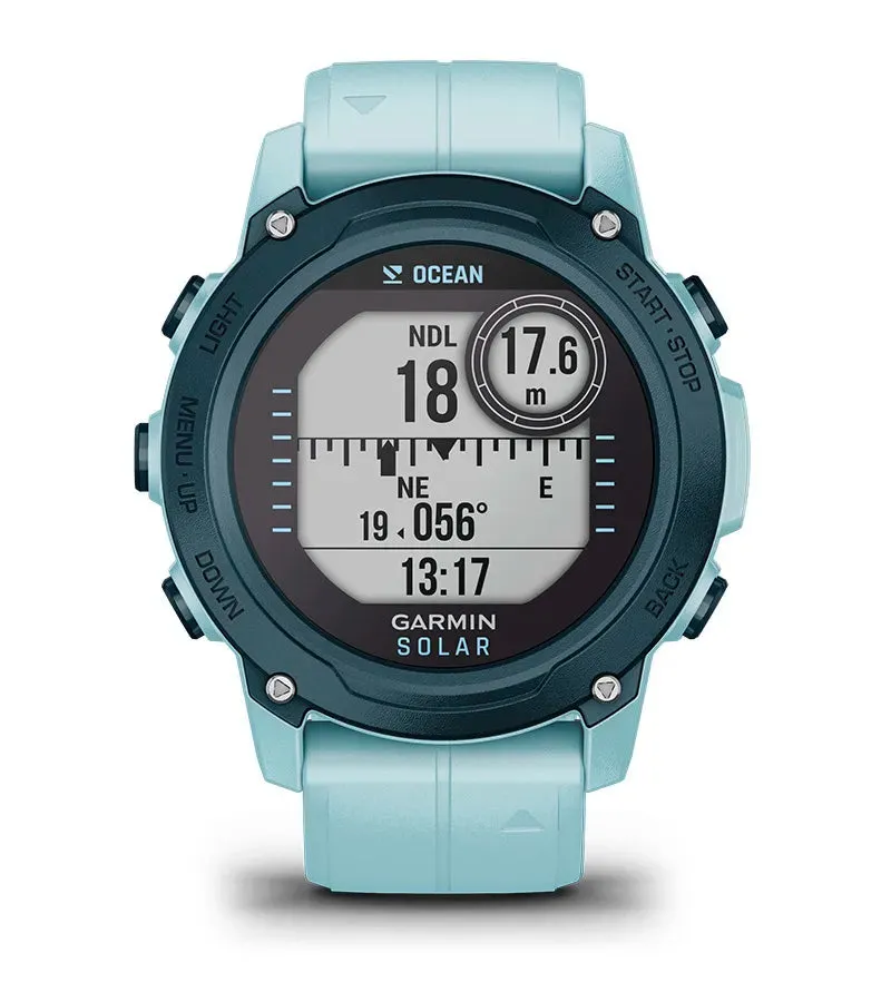 Garmin Descent™ G1 Solar - Ocean Edition Dive Computer - Azure