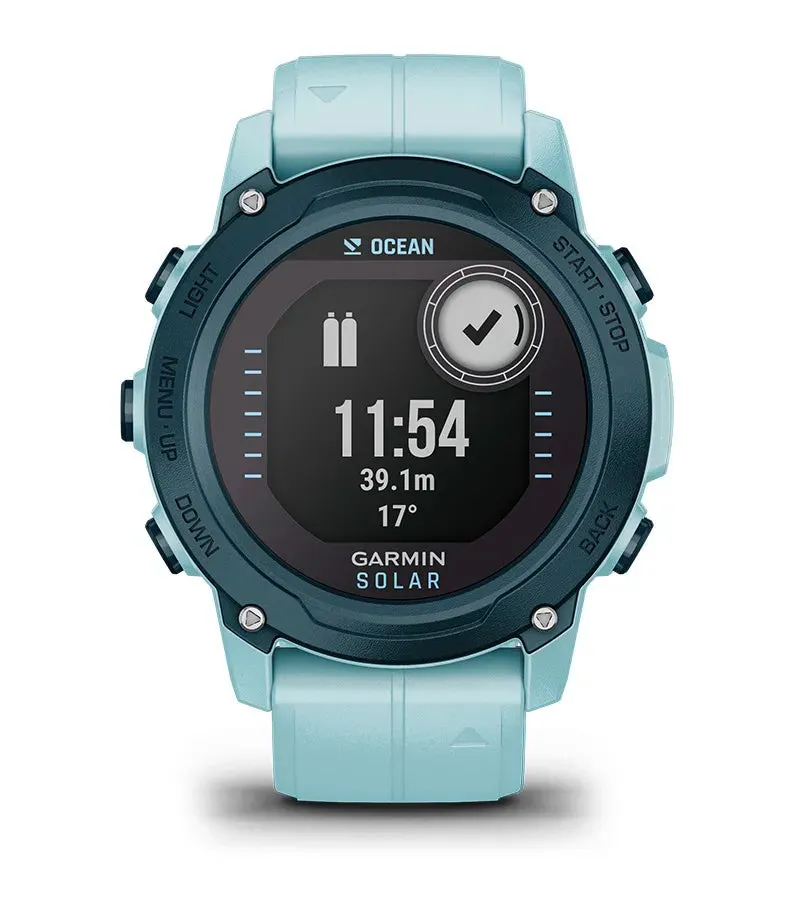Garmin Descent™ G1 Solar - Ocean Edition Dive Computer - Azure