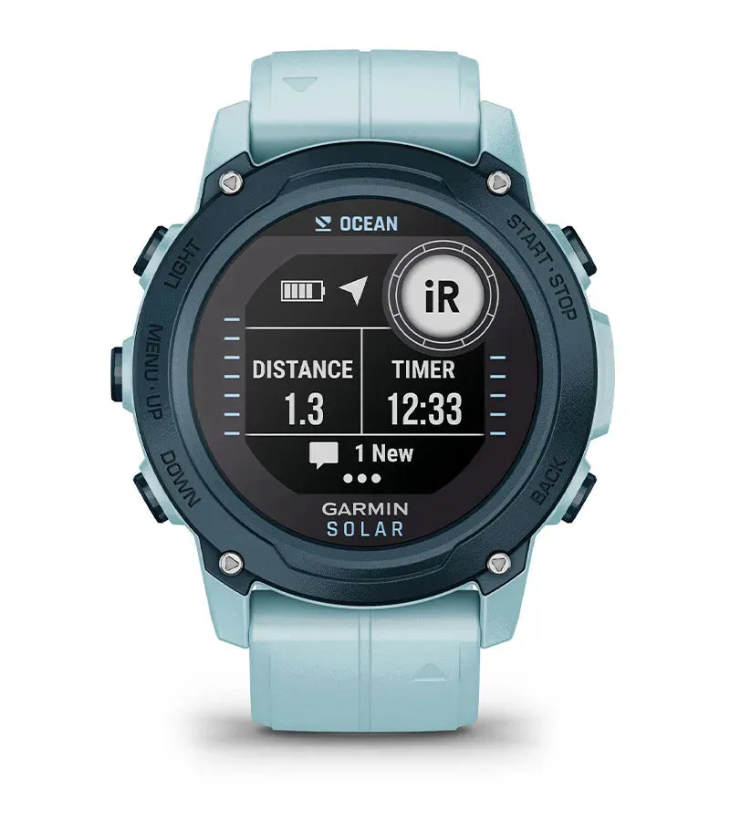 Garmin Descent™ G1 Solar - Ocean Edition Dive Computer - Azure