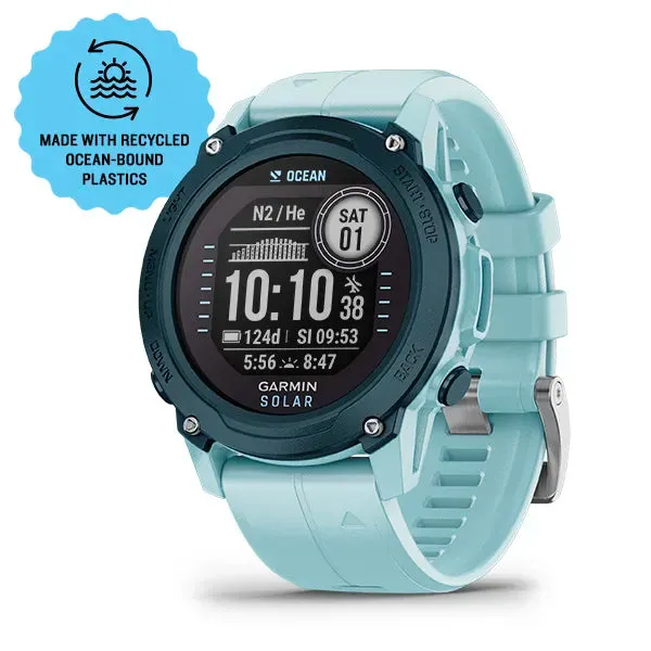 Garmin Descent™ G1 Solar - Ocean Edition Dive Computer - Azure