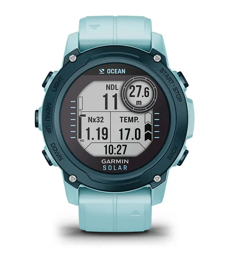 Garmin Descent™ G1 Solar - Ocean Edition Dive Computer - Azure
