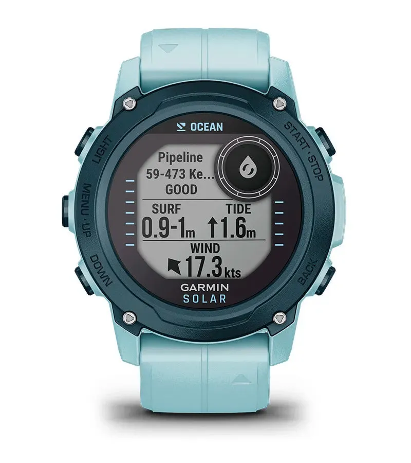 Garmin Descent™ G1 Solar - Ocean Edition Dive Computer - Azure