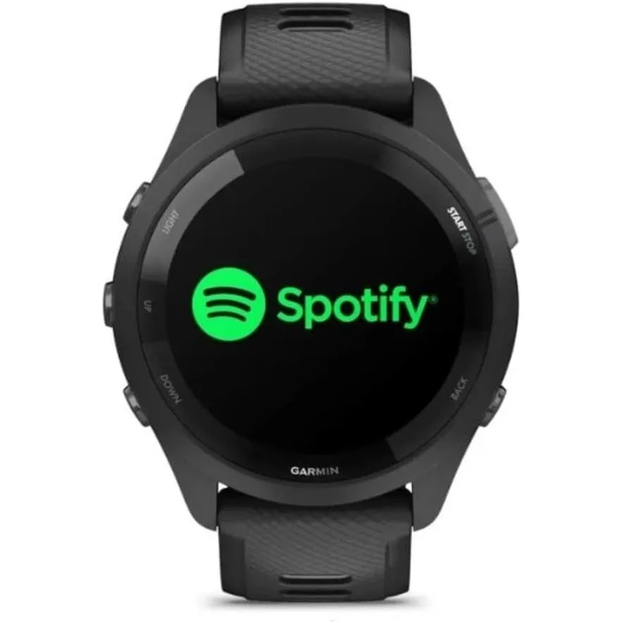 Garmin Forerunner 265 GPS Running Smartwatch - Black/Powder Grey