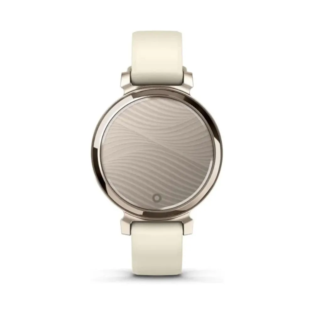 Garmin Lily 2 Women's Coconut Metal Hidden Display Patterned Lens Up To 5 Days Battery Life Small And Stylish Smartwatch - 010-02839-00