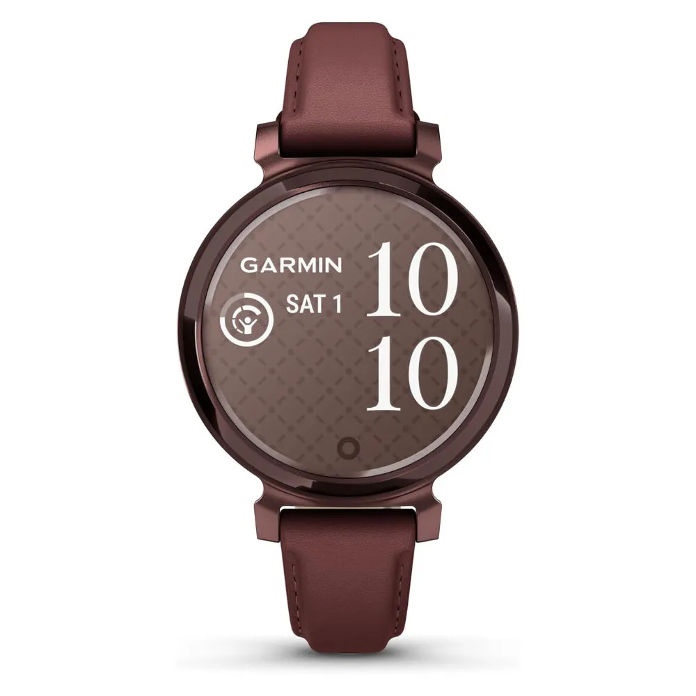 Garmin Lily 2 Women's Mulberry Metal Hidden Display Patterned Lens Up To 5 Days Battery Life Small And Stylish Smartwatch - 010-02839-03