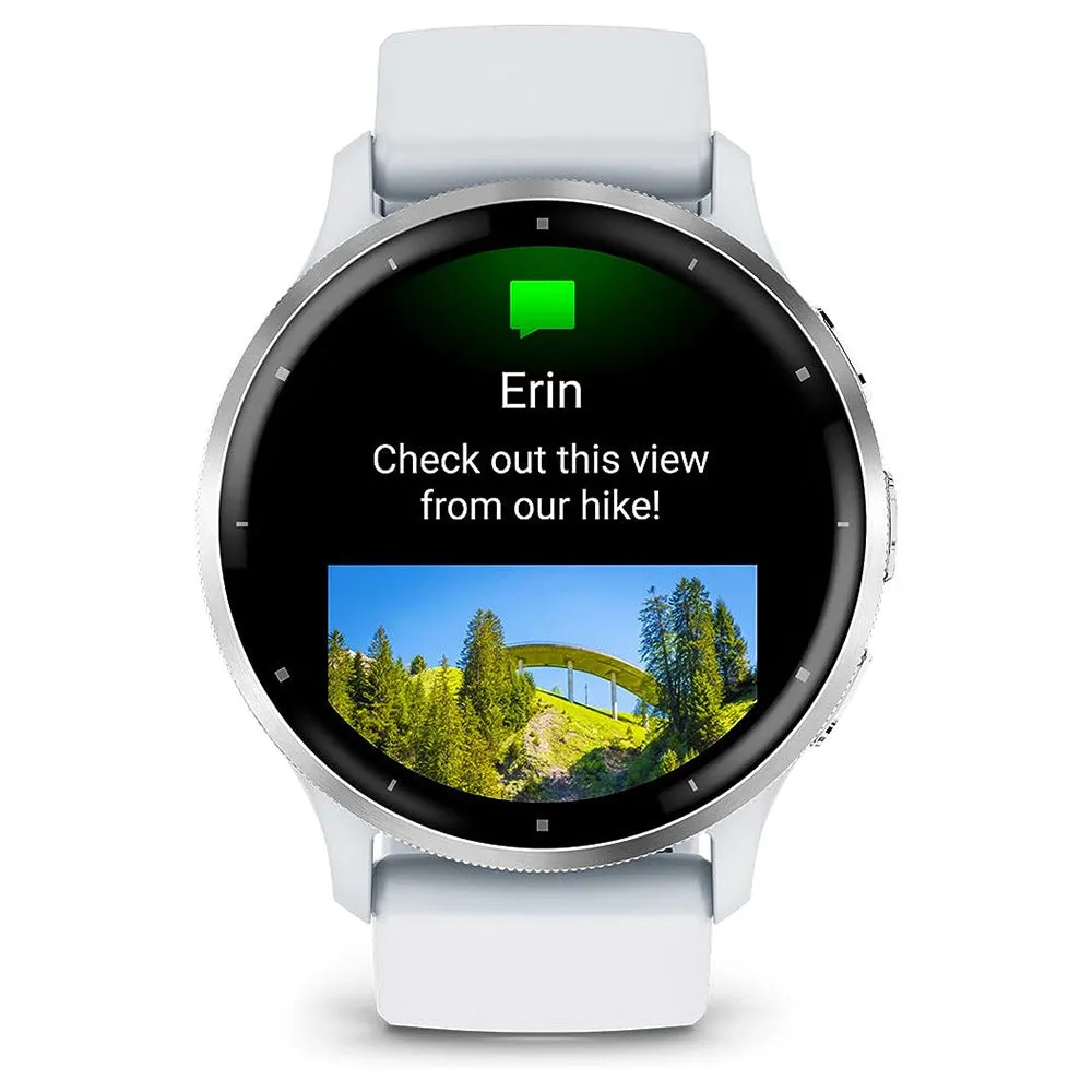 Garmin Venu 3 Whitestone AMOLED Display Advanced Health and Fitness Features Up to 14 Days of Battery GPS Smartwatch - 010-02784-00