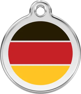 German Flag ID Tag