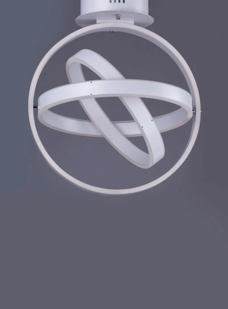 Gyro 18" 6 Light Flush Mount in Matte White