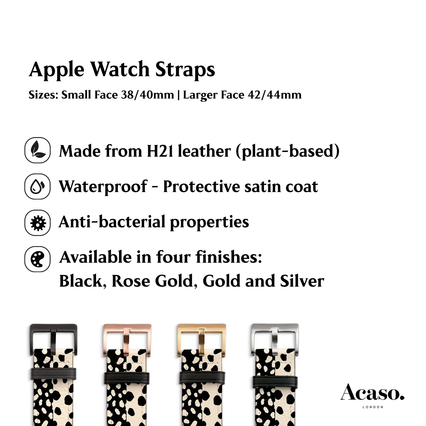 Half Dalmatian Apple Watch Strap