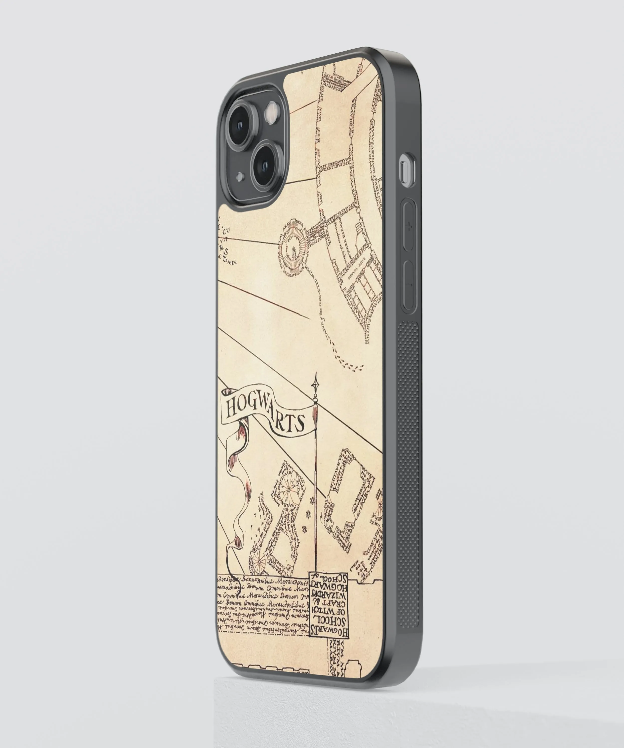 Harry Potter Map Pop Culture Glass Phone Case Cover