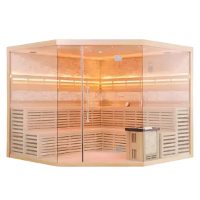 HealthHQ Horizon Plus  Indoor Traditional Corner Sauna
