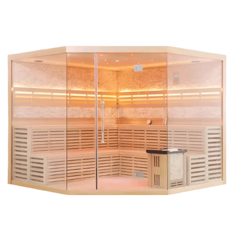 HealthHQ Horizon Plus  Indoor Traditional Corner Sauna