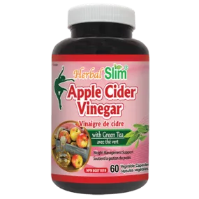 Herbal slim - apple cider vinegar with green tea - 60 vcaps