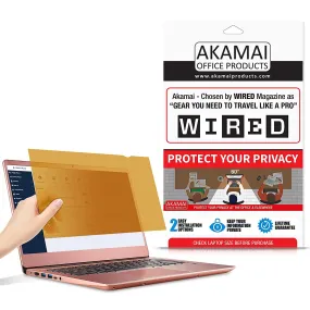 High Clarity Gold 15.6 Inch (Diagonally Measured) Privacy Screen Filter for Widescreen Laptops Anti Glare