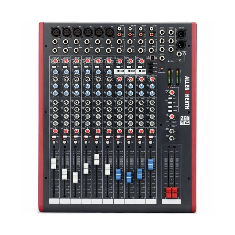 Hire - Allen & Heath ZED-14 - Analogue Mixer With USB