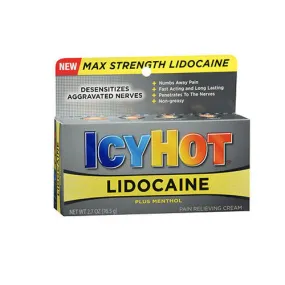 Icy Hot Lidocaine Pain Relieving Cream 2.7 Oz By Icy Hot