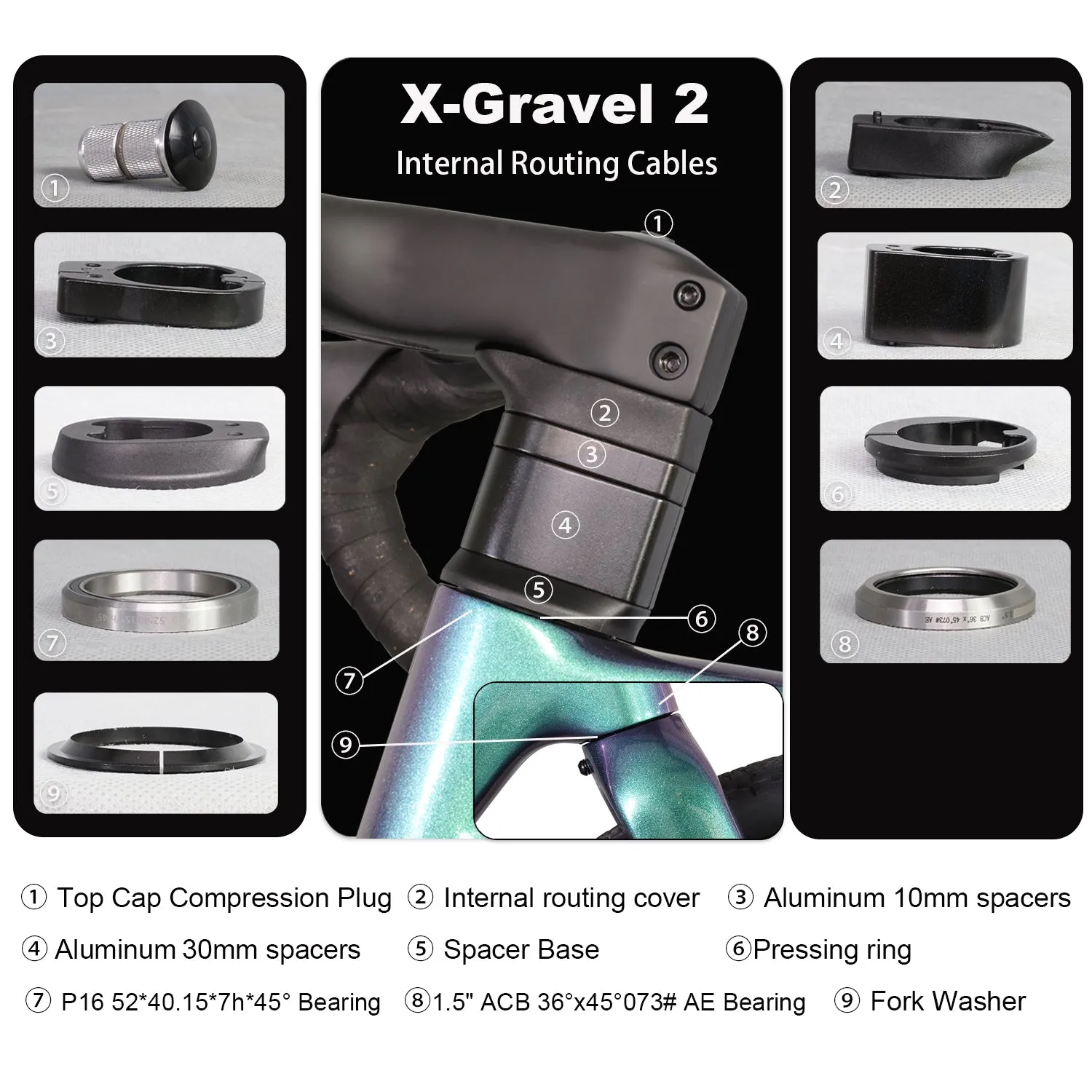 Internal Routing X-Gravel Bike