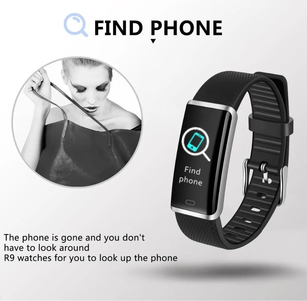 IP67 Waterproof Smart Band Remote Control Blood Pressure Heart Rate Monitor Smart Bracelet For iPhone Android