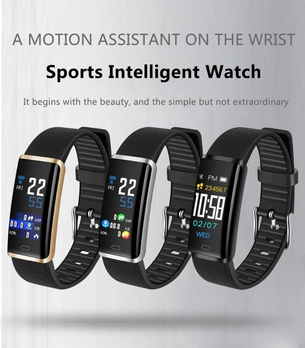 IP67 Waterproof Smart Band Remote Control Blood Pressure Heart Rate Monitor Smart Bracelet For iPhone Android