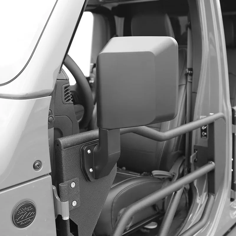 Jeep Tube Doors with Side View Mirror for 2018-2024 Wrangler JL JLU & Gladiator JT | Tough Style