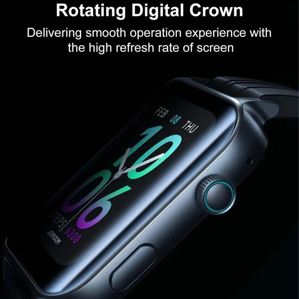 Joyroom JR-FT6 Smart Watch Black Case With Black Silicone Strap