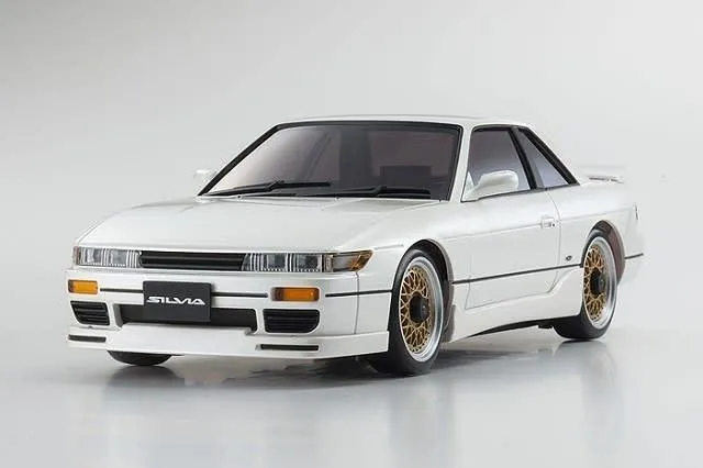 Kyosho (32134PW-B) MA-020S NISSAN SILVIA S13 Aero with LED Pearl White