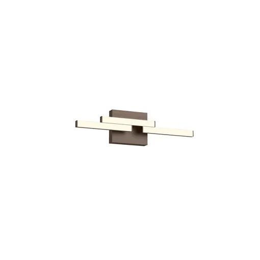 LED Bathroom Fixture from the Anello Minor Collection in Walnut Finish by Kuzco Lighting