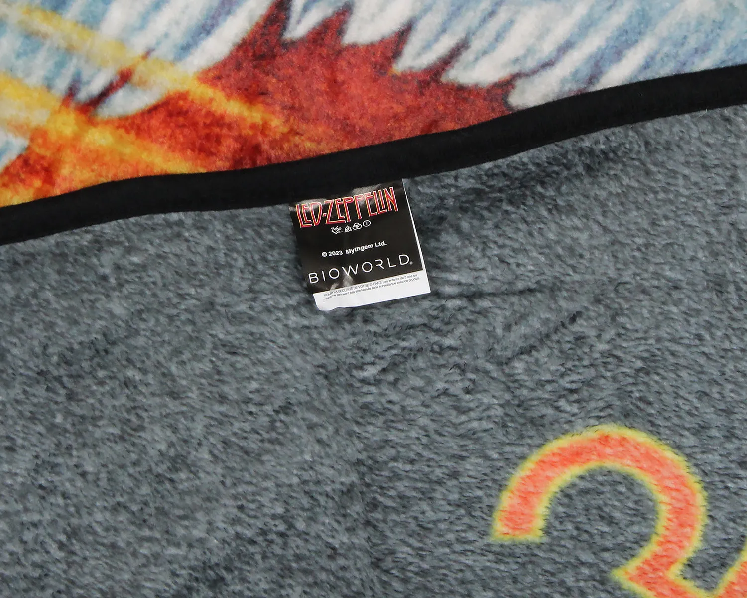 Led Zeppelin Icarus Angel U.S Tour 1975 Music Band Plush Fuzzy Soft Throw Blanket