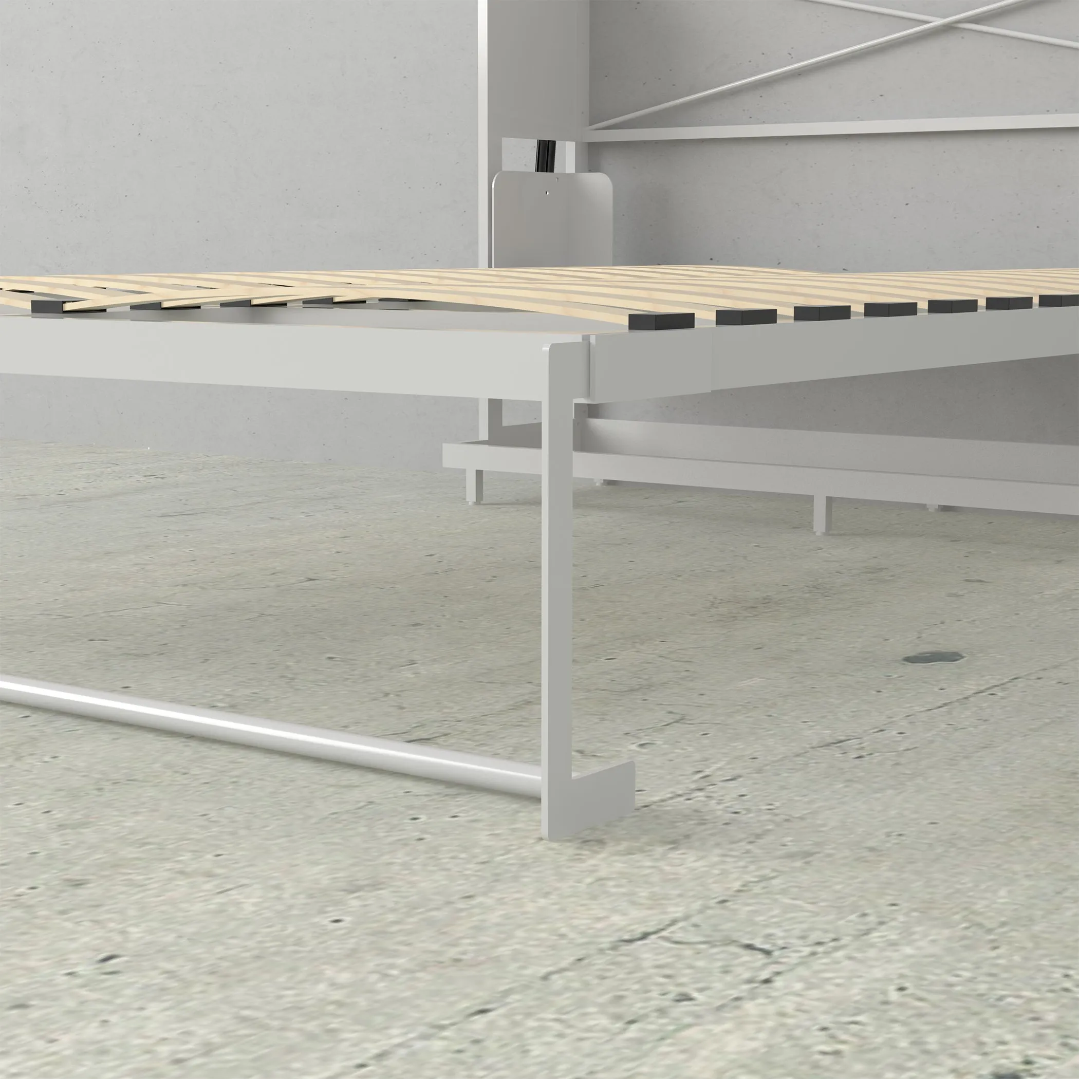 Leto Muro - Alegra Queen Wall Desk Bed with Tower