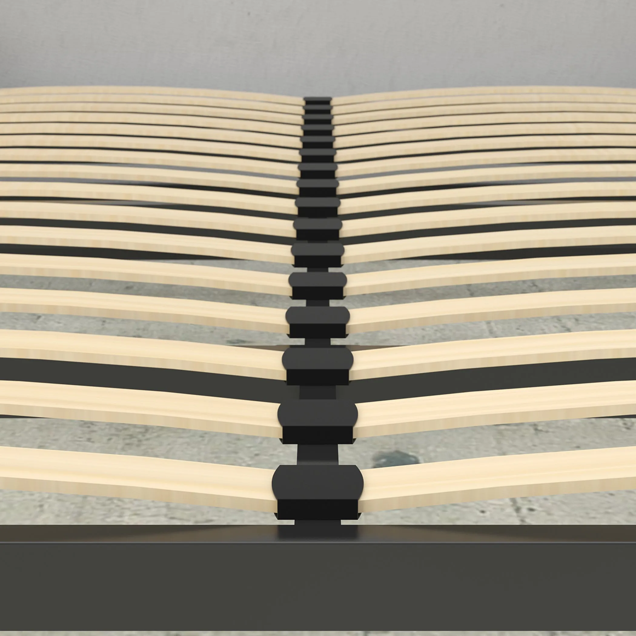 Leto Muro - Full Landscape Wall Bed with Desk in Walnut Finish