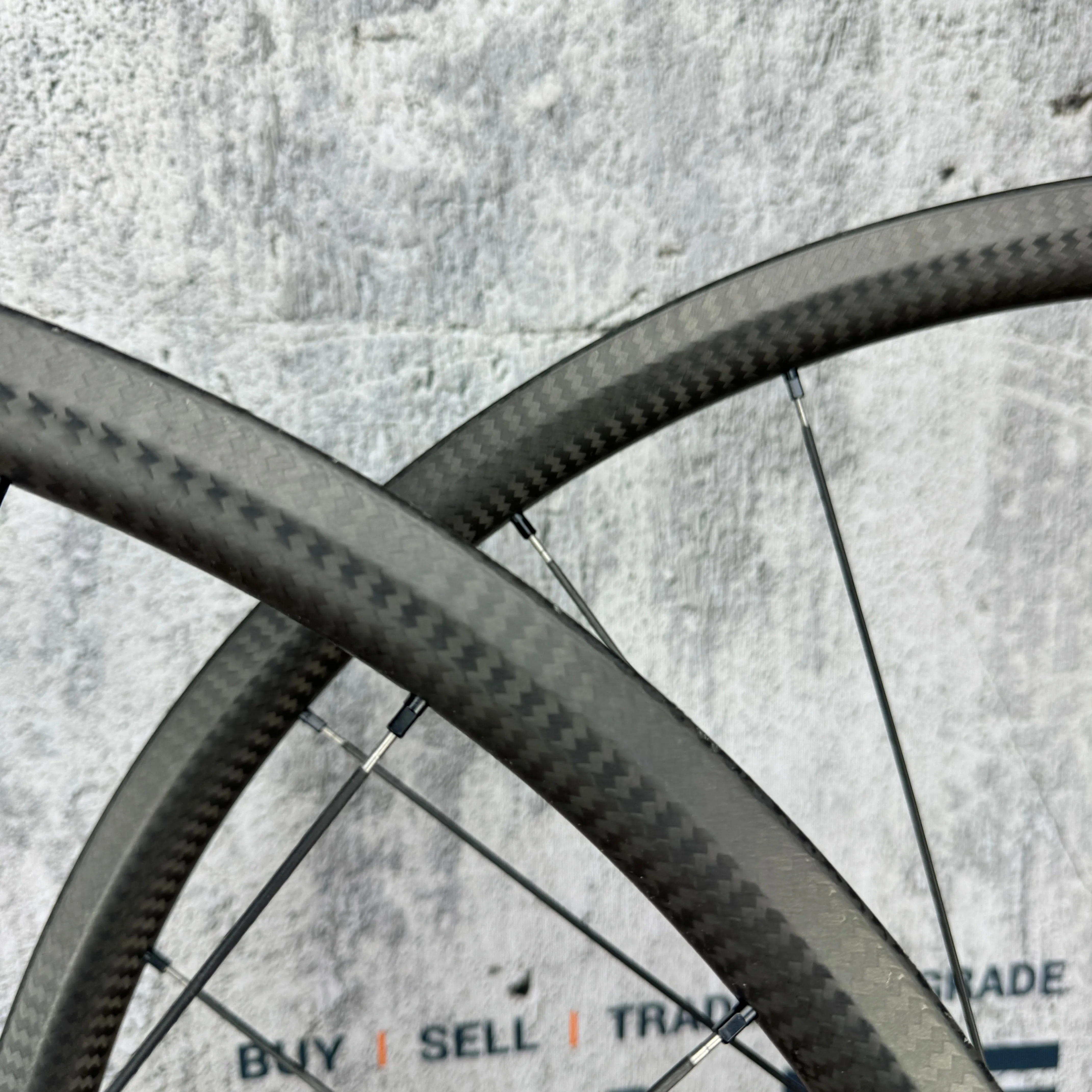 Light! Farsports Custom Carbon Tubular Disc Brake Wheelset Extralite SPD-3 730g