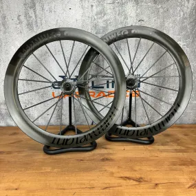 Lightweight Fernweg 63 Schwarz Ed Carbon Clincher Disc Wheelset 700c 1711g