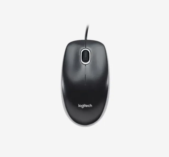 Logitech MK200 Media Wired Full-sized Keyboard with Spill-Resistant Design, 8 Multiple Hot Keys, and Optical Mouse Combo (Black)