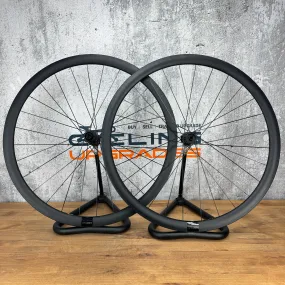 Low Mile! BMC CRD 351 Carbon Tubeless Disc Brake CenterLock Bike Wheelset 700c