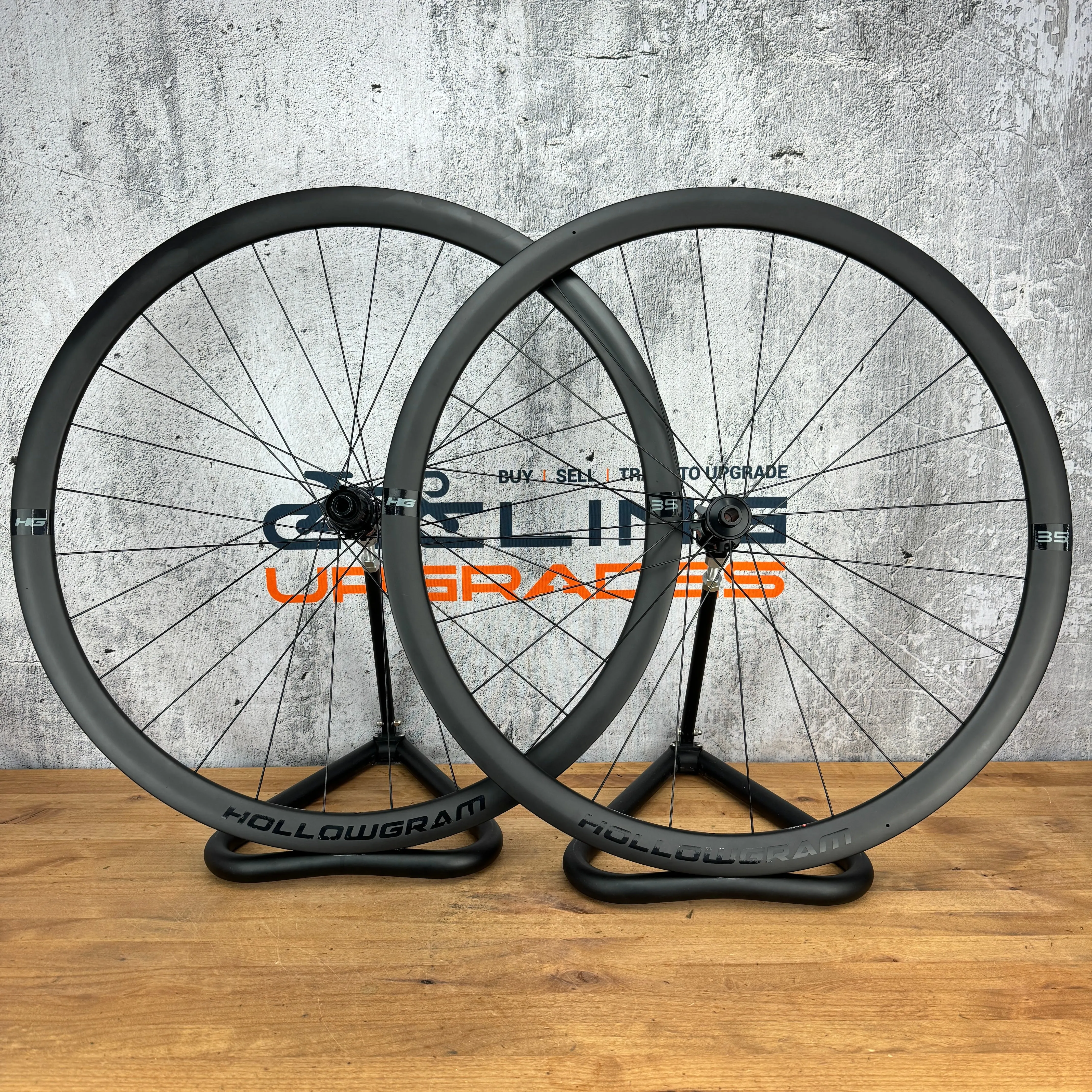 Low Mile! Cannondale HollowGram 35 Carbon Disc Brake Tubeless Wheelset 1592g