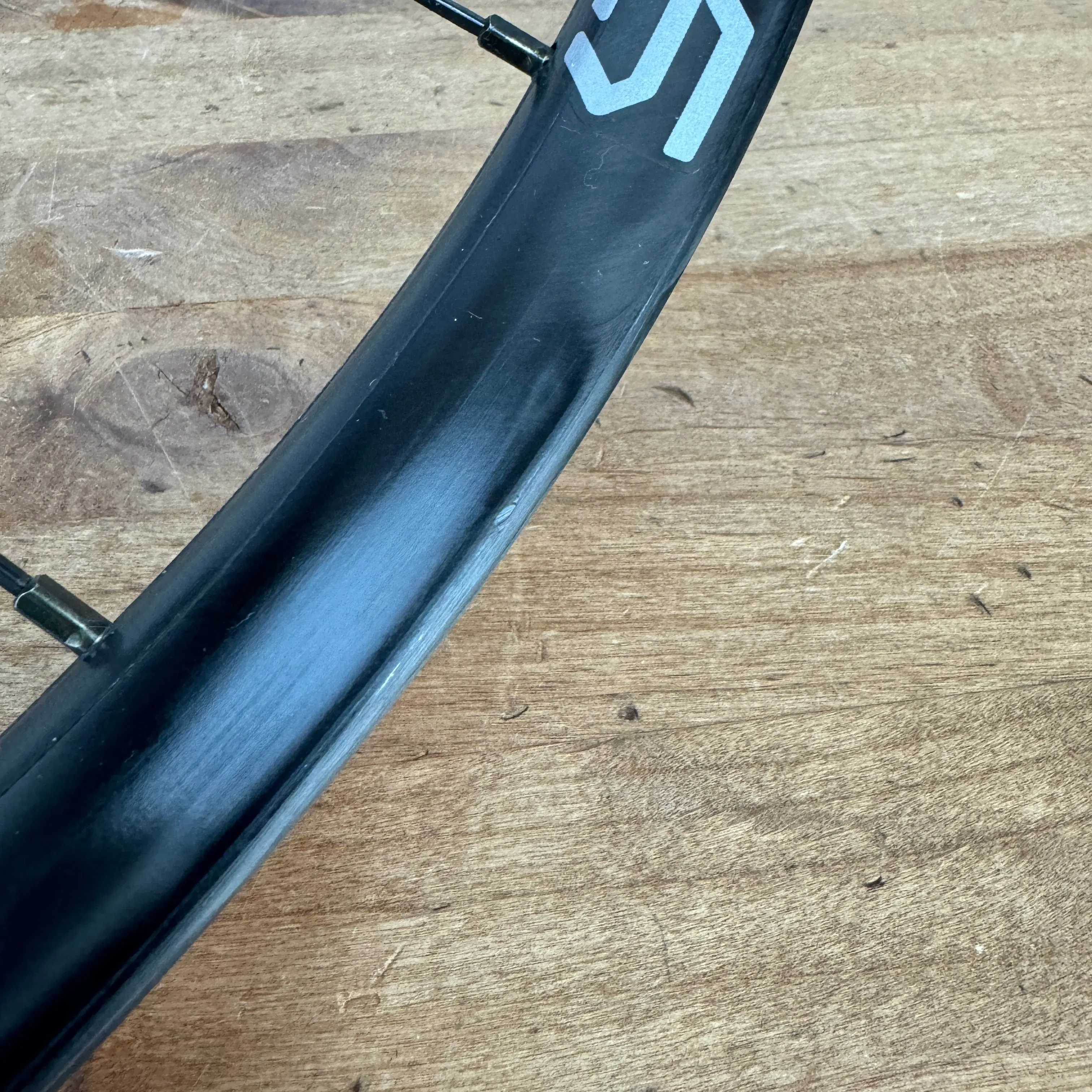 Low Mile! Enve AG25 Carbon Disc Brake Tubeless Hookless Bike Wheelset 700c 1432g