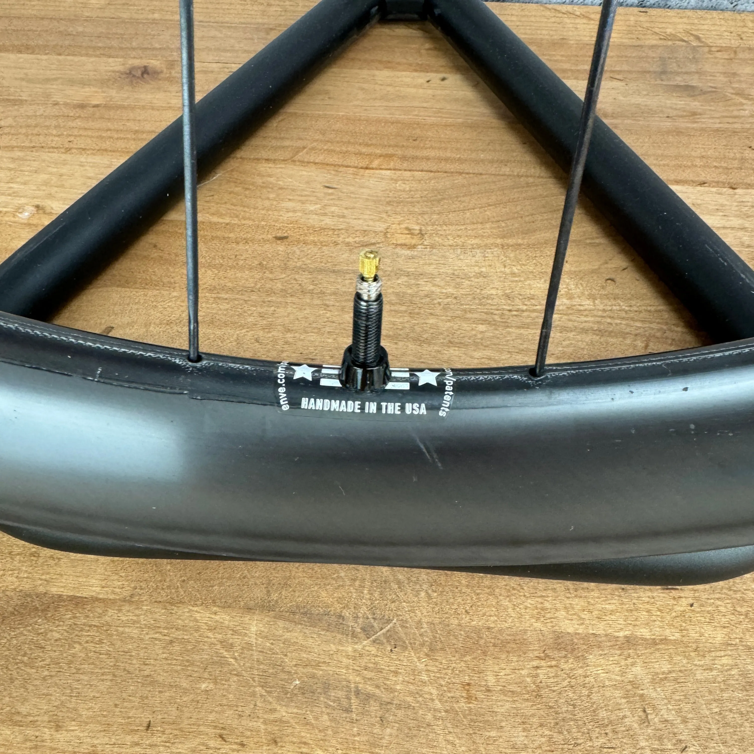 Low Mile! Enve SES 3.4 AR Carbon Disc Brake Tubeless Carbon-Ti Wheelset 700c