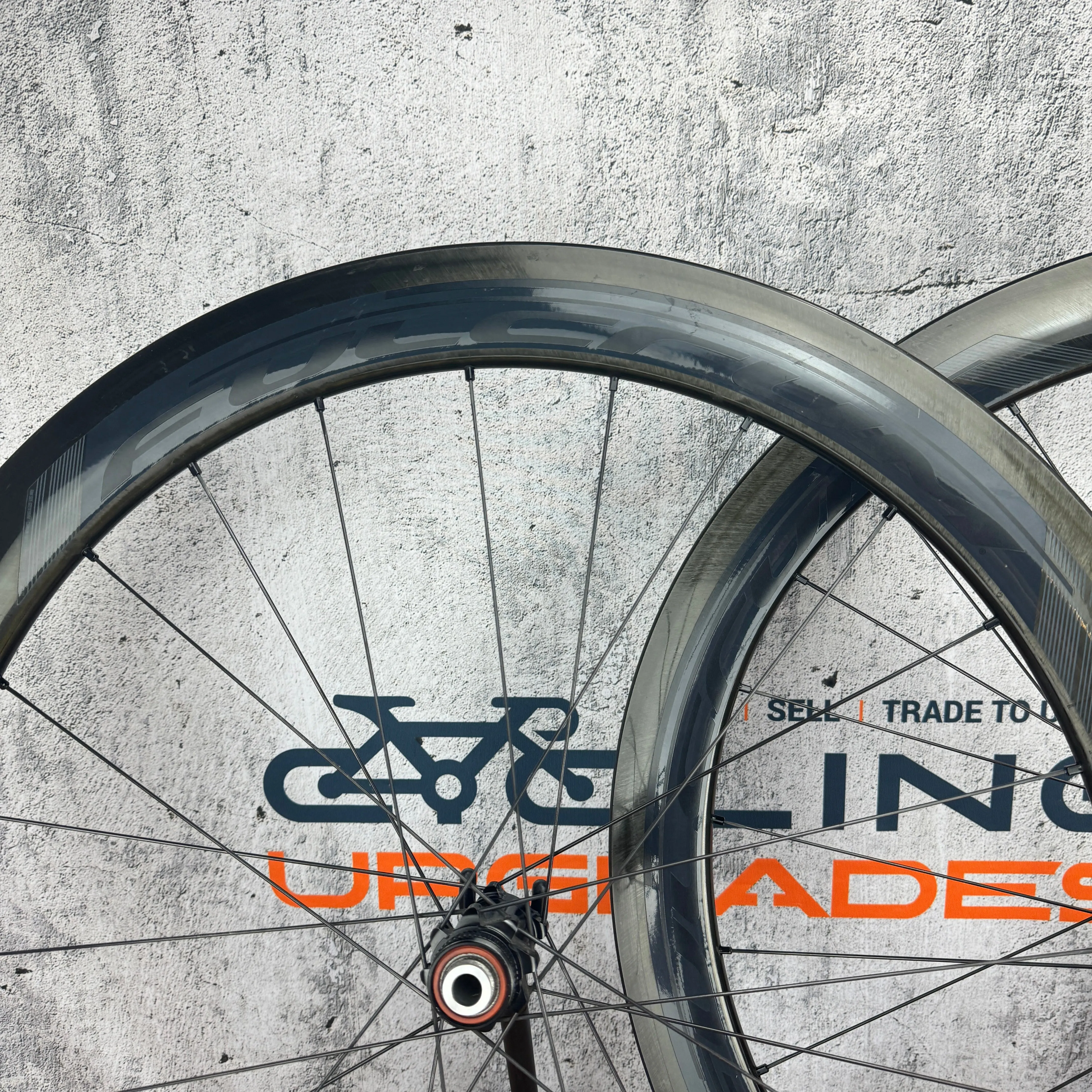 Low Mile! Fulcrum Wind 55 DB Carbon Tubeless Disc Wheelset 700c 1684g