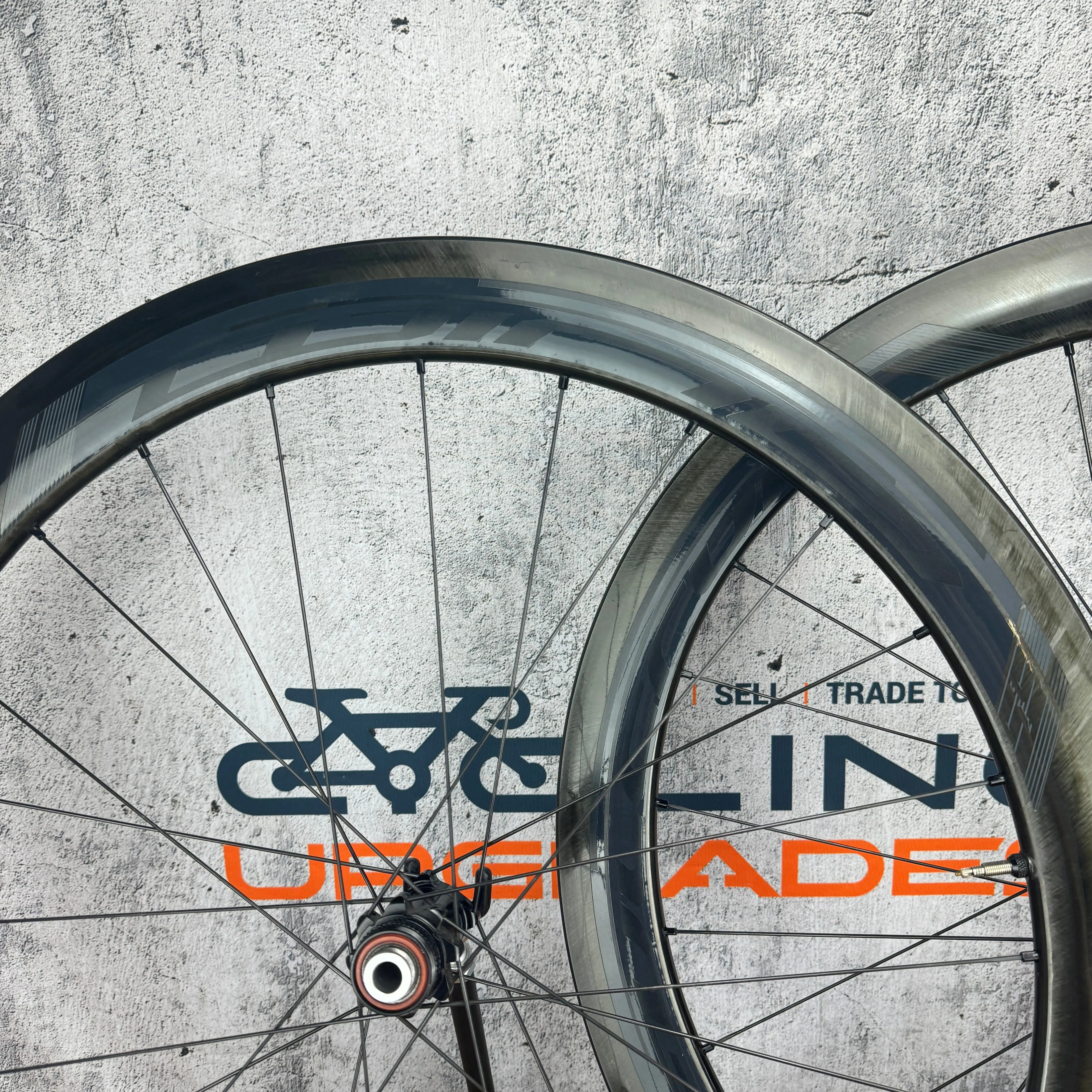 Low Mile! Fulcrum Wind 55 DB Carbon Tubeless Disc Wheelset 700c 1684g